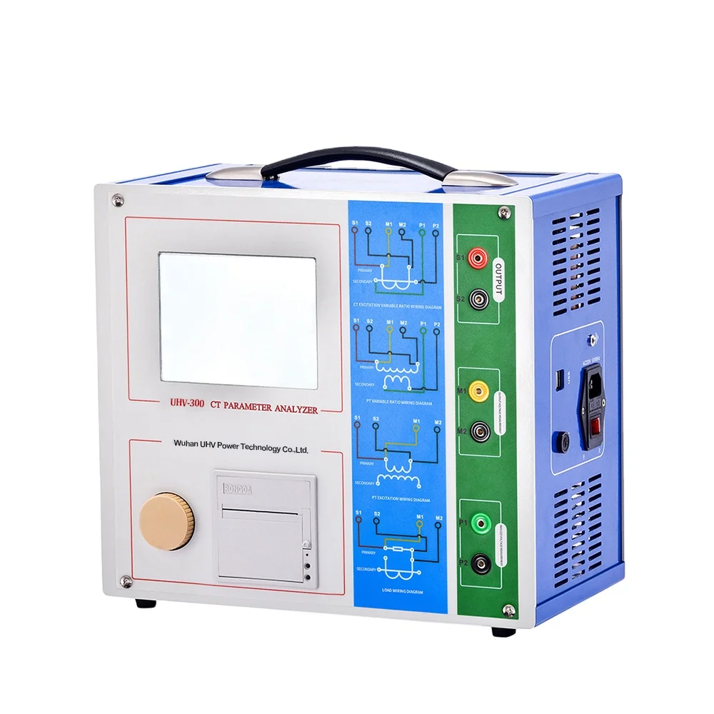 UHV-300 OEM Secondary Winding Resistance Secondary Load Current Transformer Parameter Tester CT PT Analyzer