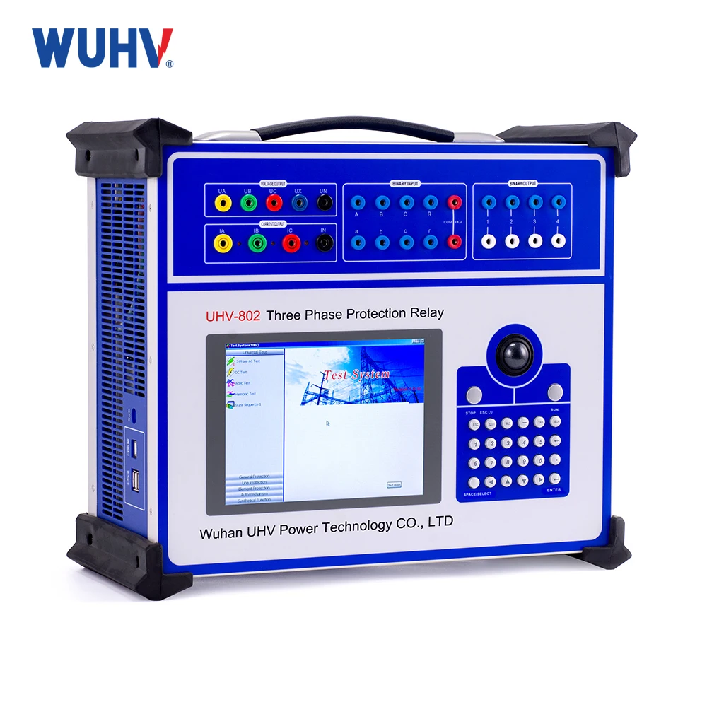 UHV-802 Three Phase Secondary Injection Relay Protection Tester