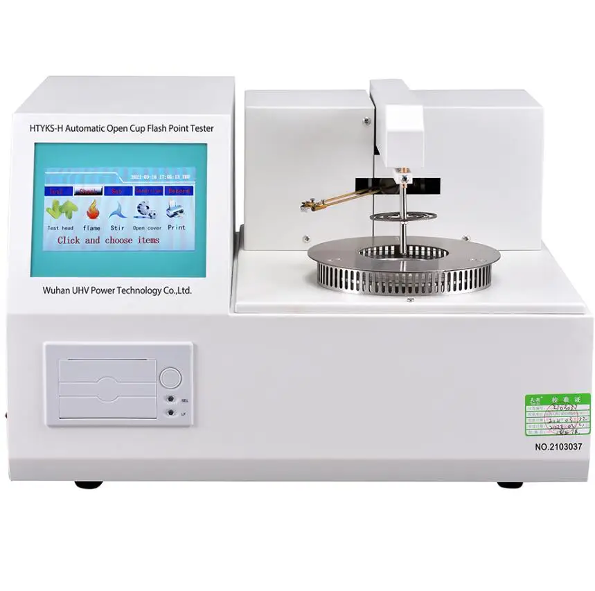 UHV-655 Cleveland Open-Cup Flash Point Tester Automatic Flash Point and Fire Point Test Apparatus