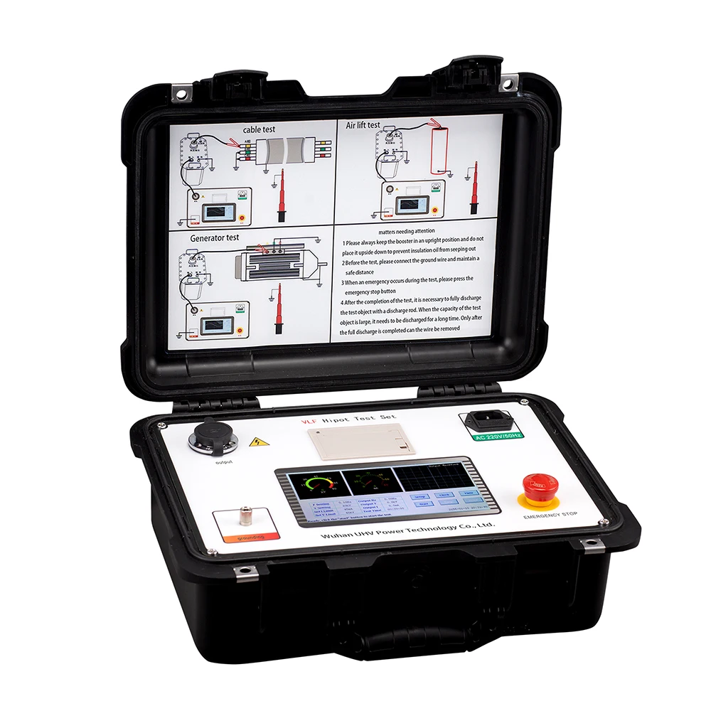 VLF 0.1 Hz 30KV 50KV 60KV 80kv 90KV Ultra Low Frequency AC Withstand High Voltage Tester VLF Hipot Tester