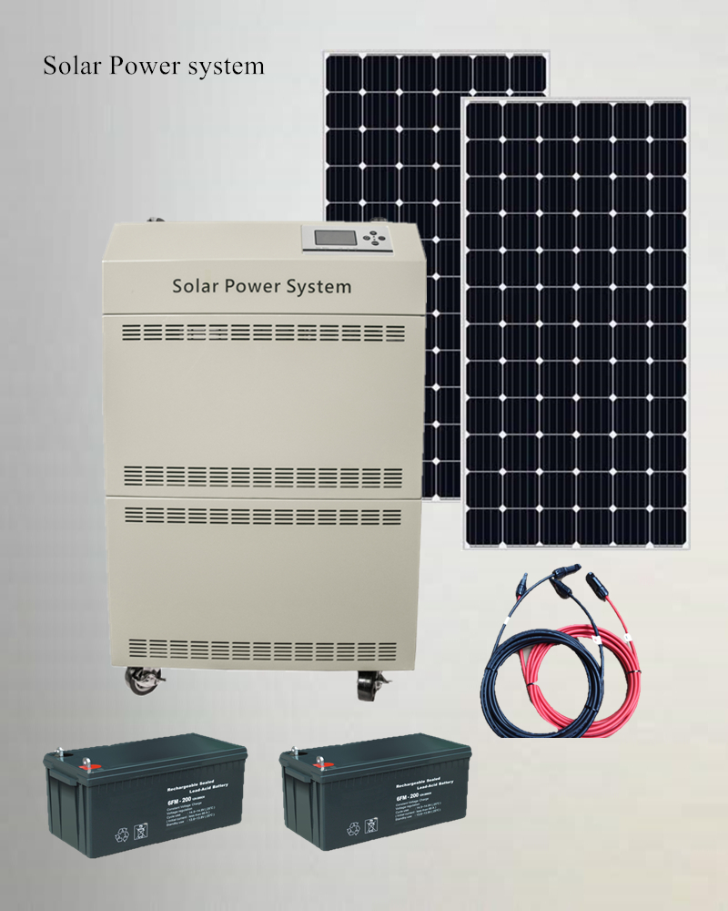 Energy Storage Solar Power System 3KW 48V 60A With Inbuilt 800Ah Battery