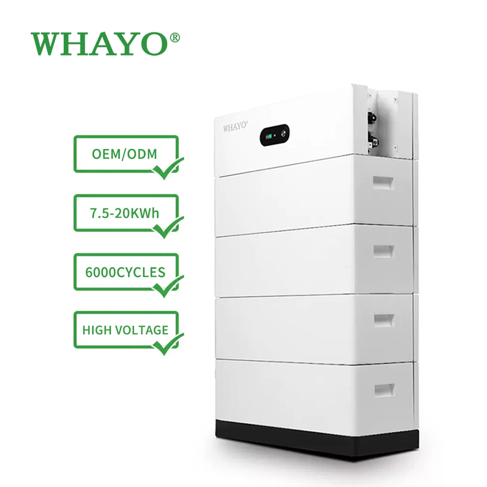 Whayo  Top Battery LIFEPO4 48V Battery Tank Power Wall Accumulate Vertical 5KWH 10KWH 15KWH 20KWH 25KWH Lifepo4 Lithium Battery