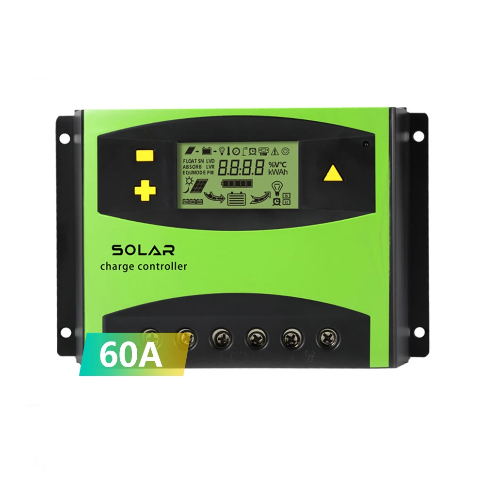 New 10a 20a 30a Lithium Iron Lifepo4 Battery Charger Regulators Stabilizers 12V 24V Auto Dual USB PWM Solar Charge Controller