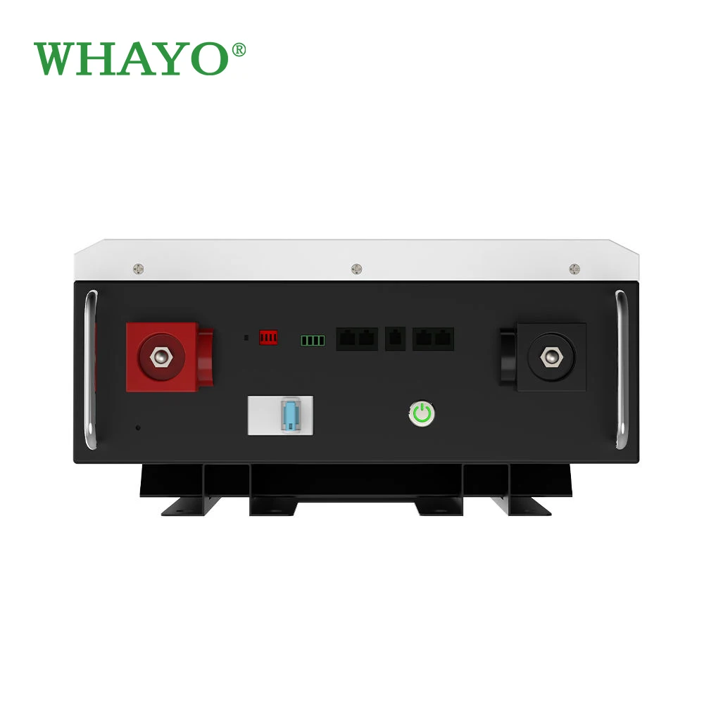 Whayo 2024 NEW Power Wall Lifepo4 Batteries 48V 100Ah 200Ah 5Kw 10Kw Wall Mounted Lithium Ion Battery for Solar Energy Storage