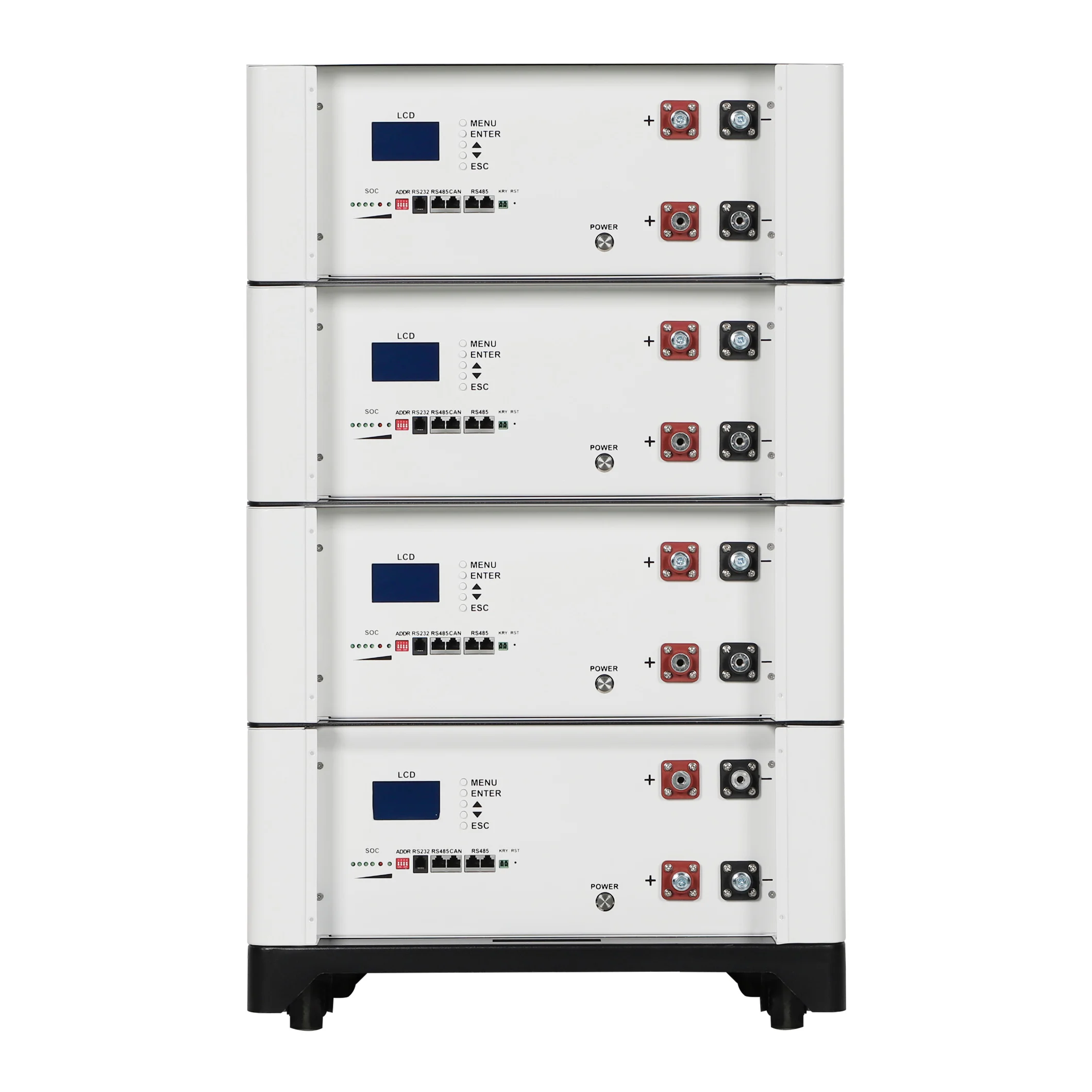 New Modular Home Energy Storage System Stackable Solar Lithium Battery Home Appliances Off Grid Solar Power System Lifepo4 IP54