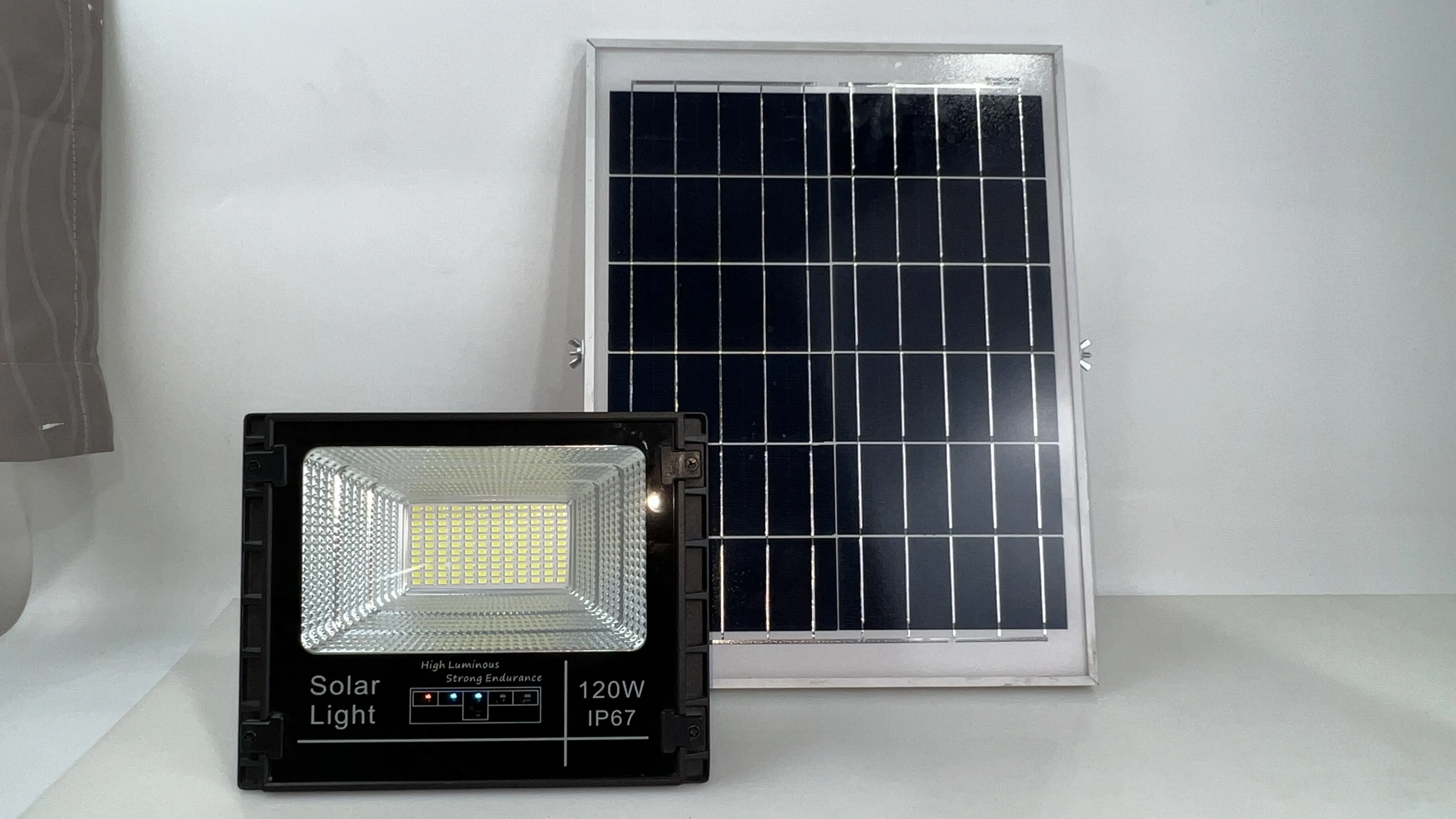 40W 100W 120W Time and Light Remote Control  Solar Lights LED 1000w 500w 400w 60w 40w Solar Projector Lamp