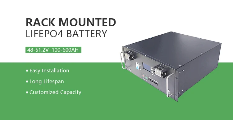 Whayo 48V LiFePo4 Battery Grade a 100Ah 200ah Rack Mounted 6000 Times Long Cycle Life Lithium Ion Battery