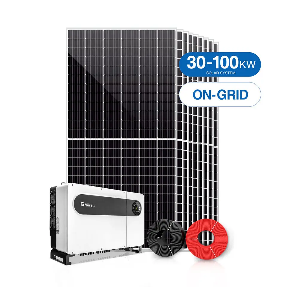 Whayo 3 Phase Eu Stock 30Kw 50Kw 100KW Solar Systems Complete CE Certificate Solar System