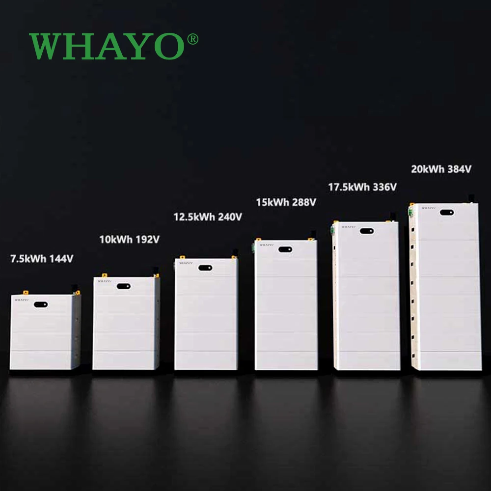 Whayo Top Battery LIFEPO4 48V Battery Tank Power Wall Accumulate Vertical 5KWH 10KWH 15KWH 20KWH 25KWH Lifepo4 Lithium Battery