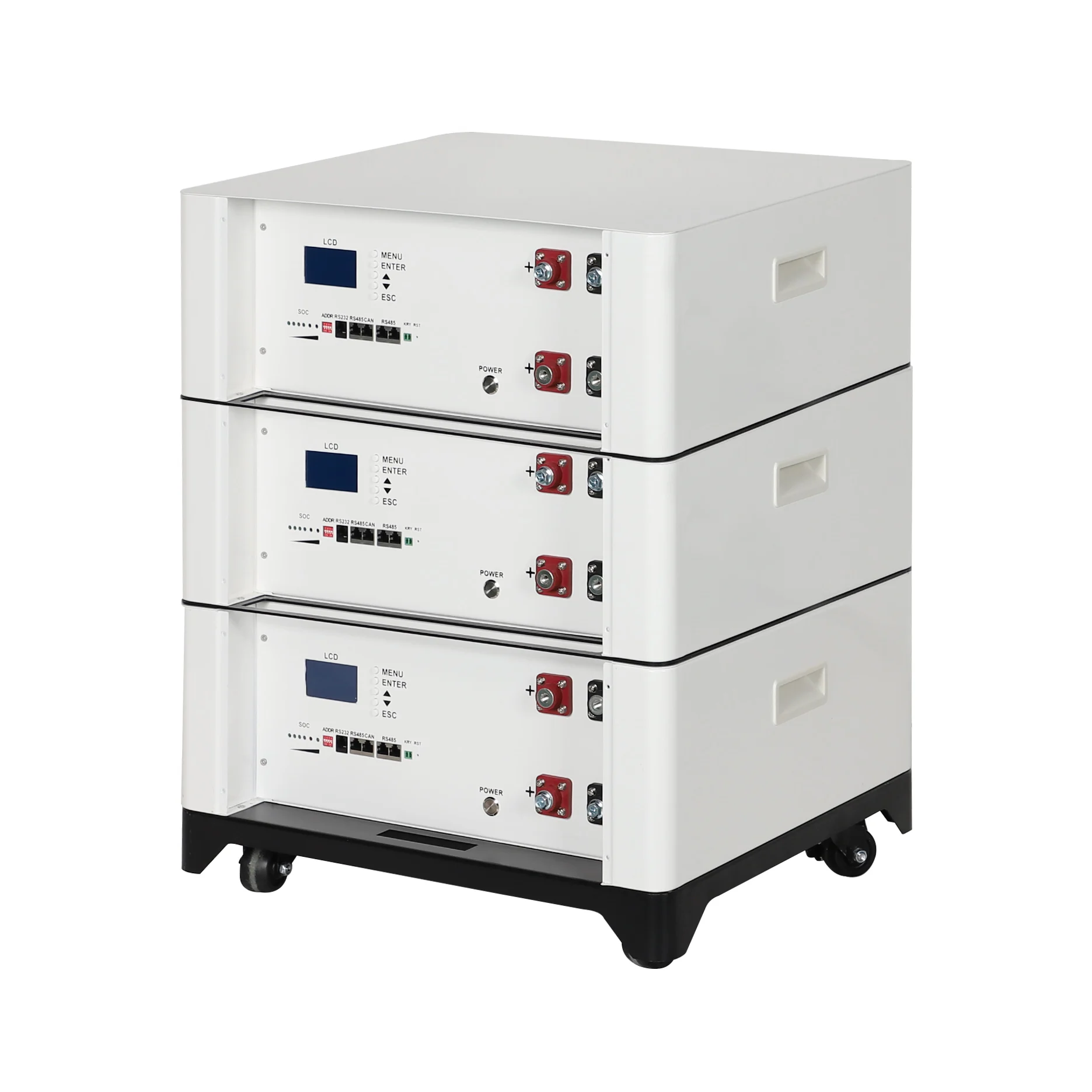 New Modular Home Energy Storage System Stackable Solar Lithium Battery Home Appliances Off Grid Solar Power System Lifepo4 IP54