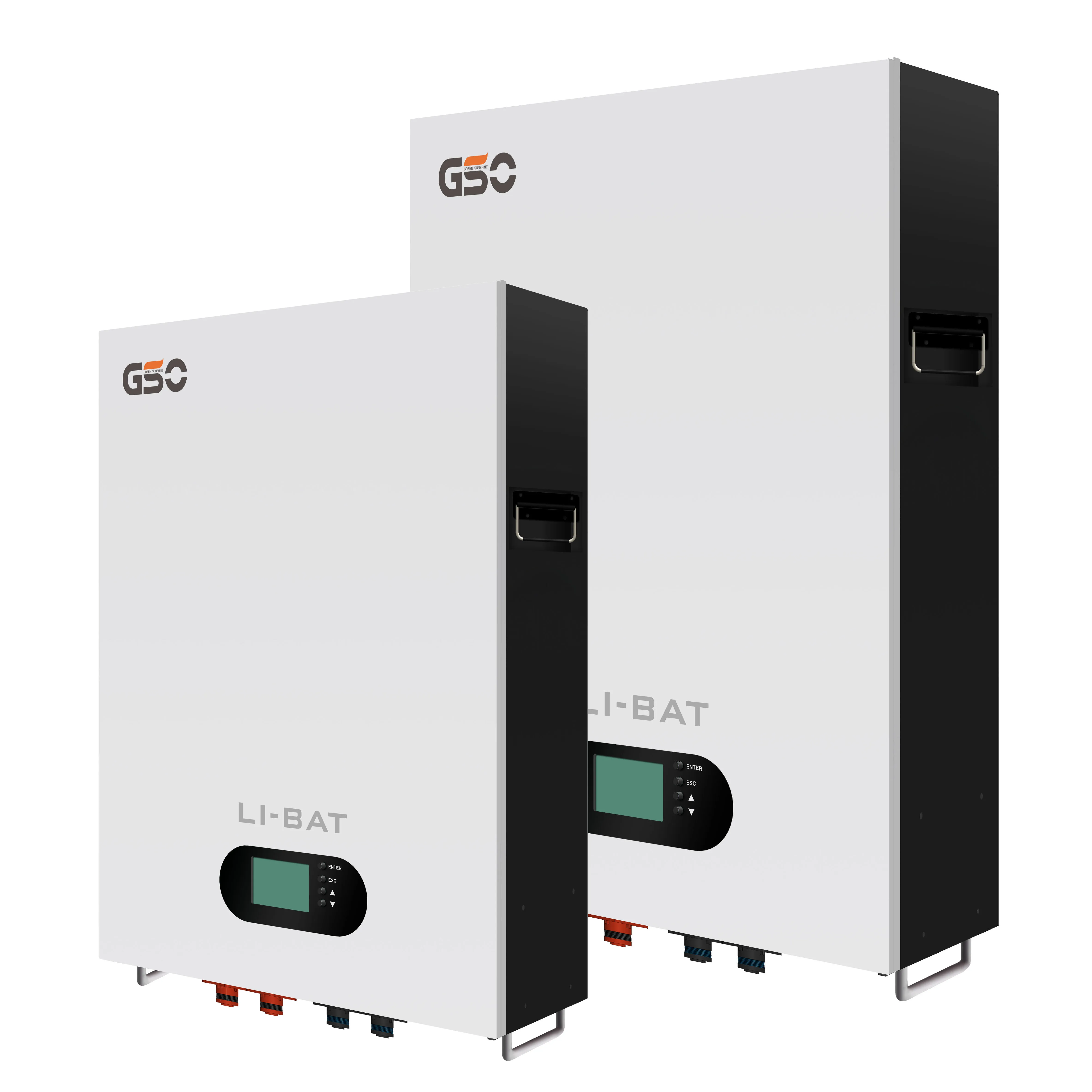 GSO 24v 50ah 100ah 200ah 25.6v Lifepo4  Li-ion Lithium Battery Power Wall Lithium Battery Pack