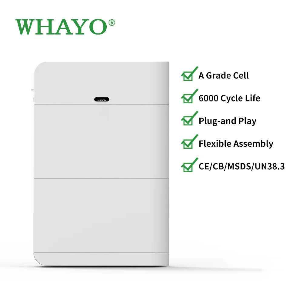 10Kwh 15Kwh Stackable Home Energy System 51.2V 200AH 300Ah 314Ah Solar Lithium Battery Pack 48V LiFePO4 Battery