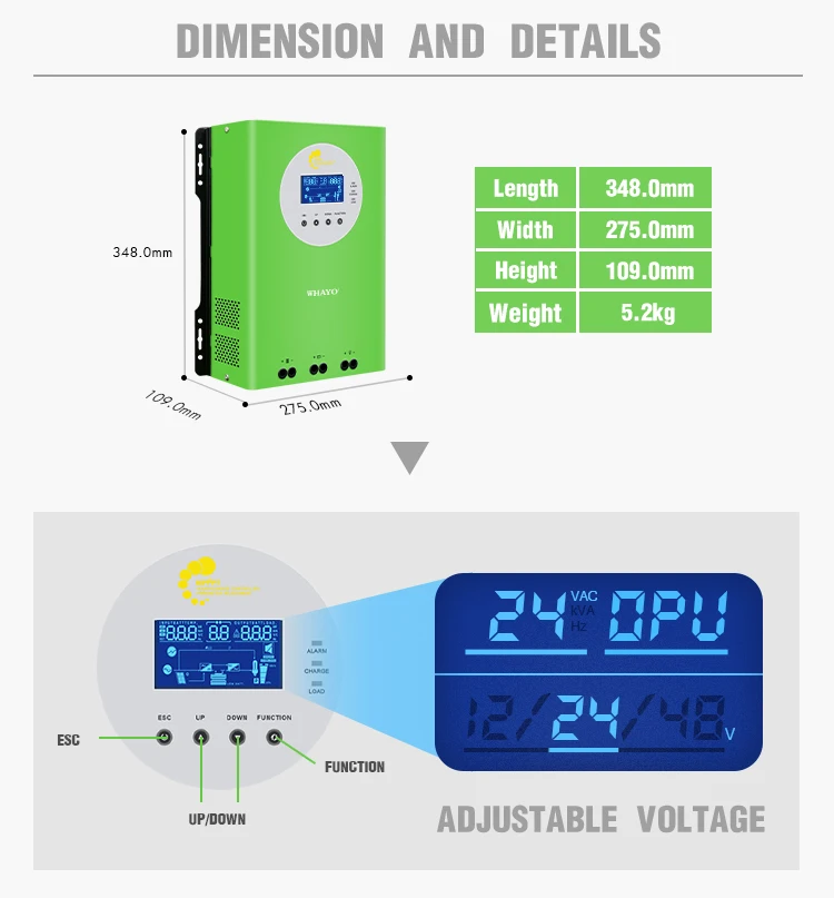 Whayo 40A Mppt Controller 12v Mppt Solar Charge Controller Smarten Mppt Charge Controller