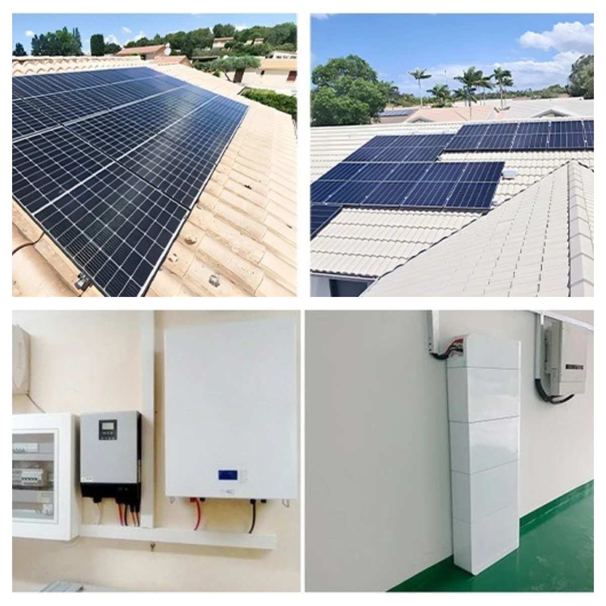 Hybrid Solar Panel SystemS 5kw 10kw 15kw Off Grid Home Power System With Lithium Battery