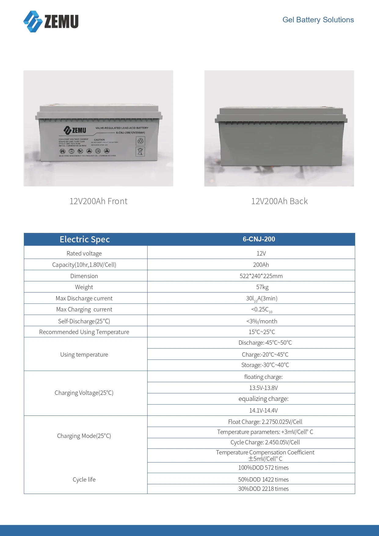 Golden Supplier Solar Gel Battery 12V 150Ah Salt Water Battery 100Ah 120Ah 150Ah 200Ah 250Ah Gel Batteries