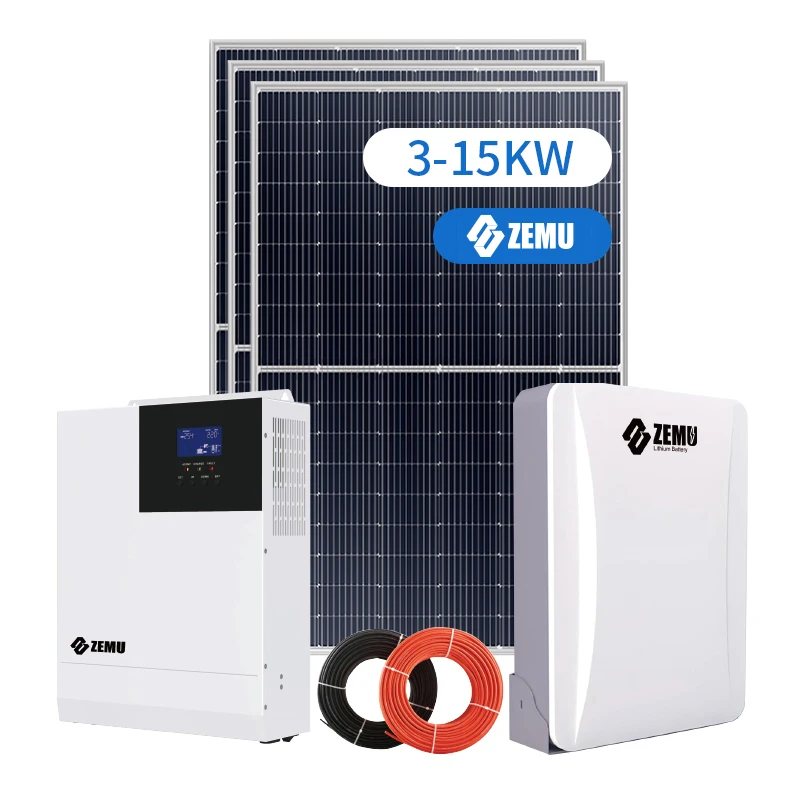 Manufacturer 2.5KW 5KW 10KW 15KW Off Grid Solar System for Household Lithium Battery Gel Battery off Grid Inverter