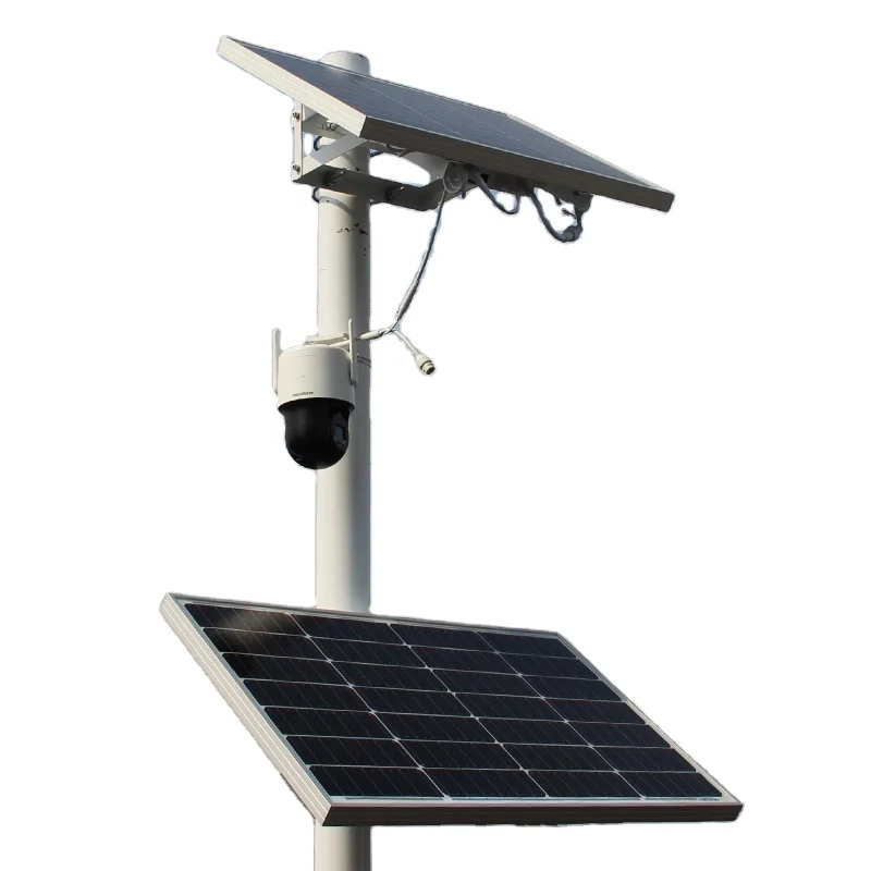 100W Complete Solar Power System Home Energy Monitoring CCTV System with Scarecrow Security Solutions