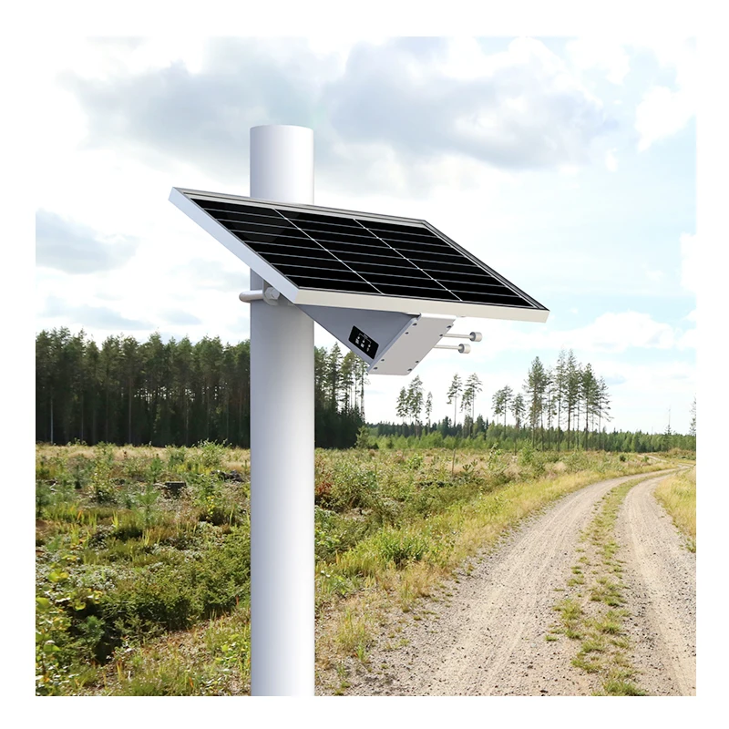 Construction Site Camera with Solar Panels Lithium Battery for Remote Monitoring and Security Camera Power Supply