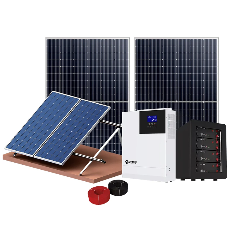 Hybrid Solar System 5Kw 10Kw 15Kw 20Kw Complete System With Lithium Battery Hybrid Inverter Solar System