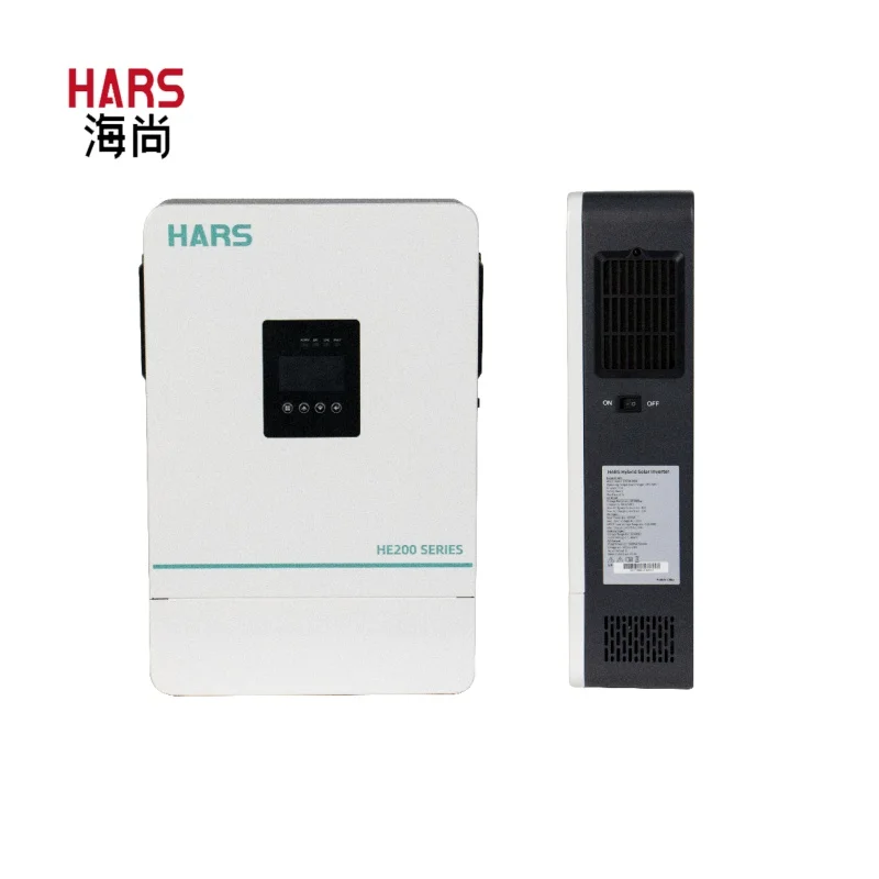 HARS Wholesale 48V Hybrid Inverter 220V 380V 5.5KW MPPT 5500W Pure Sine Wave Solar Inverter Dual Output Parallel WIFI