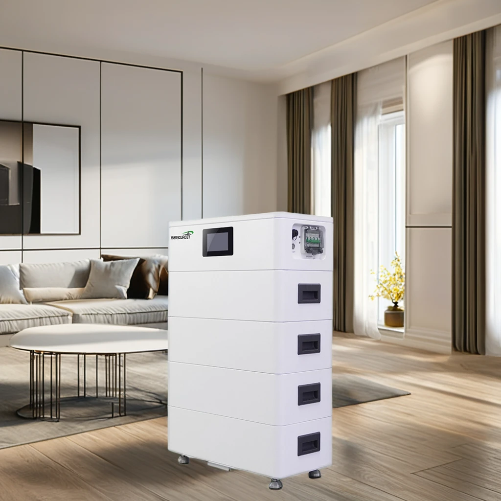 Scalable High Voltage 102.4V-307V Lithium Ion Batteries 5.32KWH-15.4KWH Lifepo4 for Home with MPPT Controller