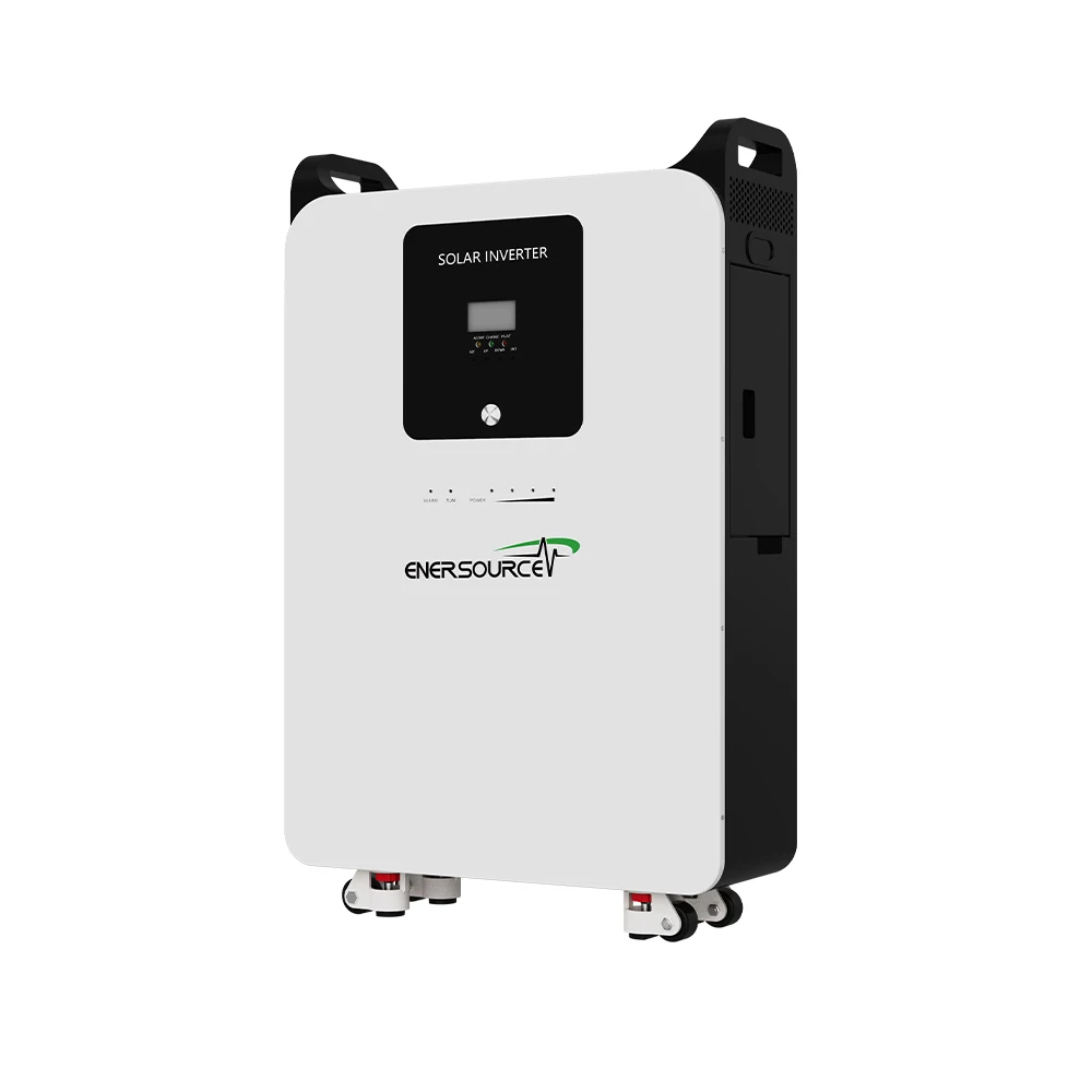 Enersource 2025 Complete All-in-One 48V 100Ah 5KWh Solar Battery System Lifepo4 Lithium 5KW Inverter MPPT Controller Home Use