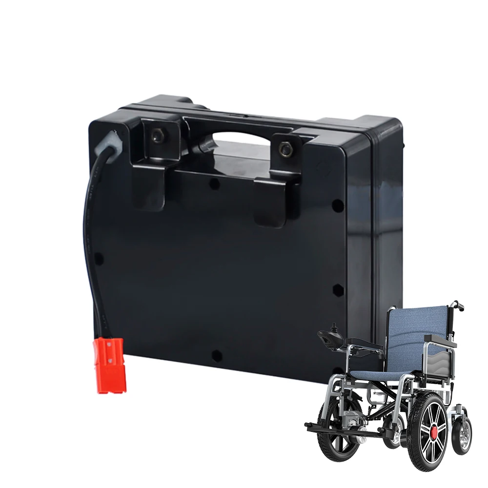 24V 12Volt 10Ah-20Ah Range Spot Supply 12Ah Lithium Ion Electric Wheelchair Battery Pack with BMS 30A Improved Performance