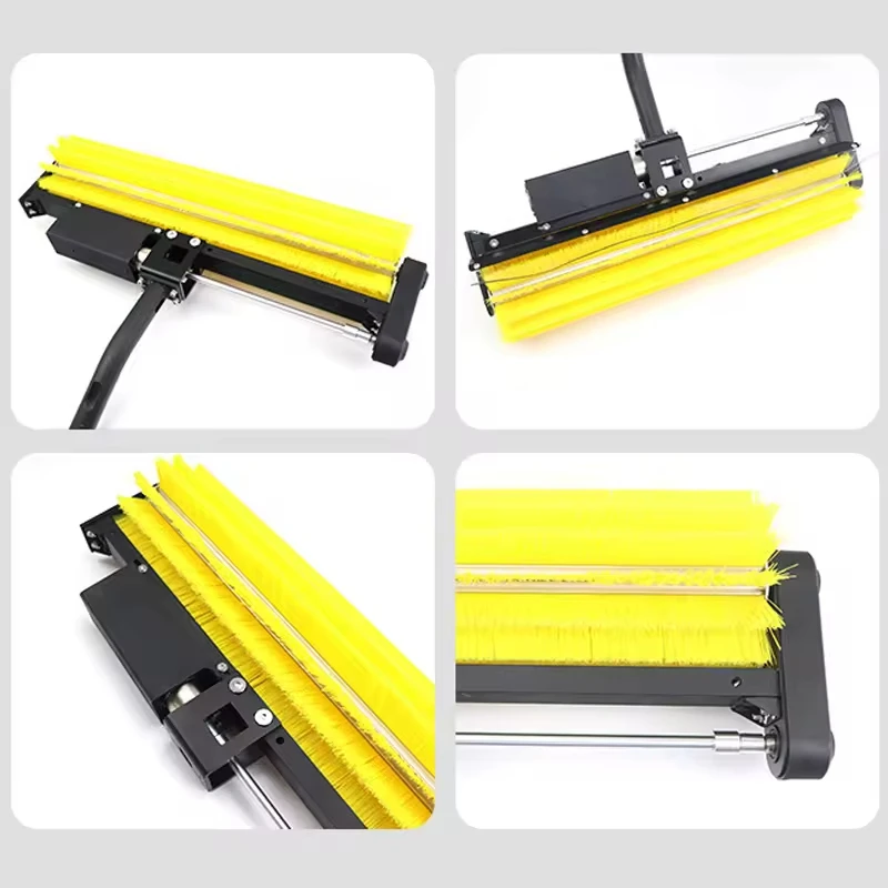 High Quality 3.5m 7.5m Solar Photovoltaic Cleaning Machine Window Roof Cleaner Telescopic Pole Electric Cleaning Brush Tools