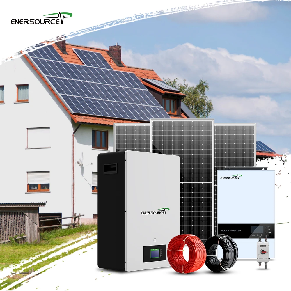 Enersource 2025 48V/51.2V 200AH 10kwh Lithium Ion Battery Wall Mounted Power Storage for Solar System CAN Communication Port