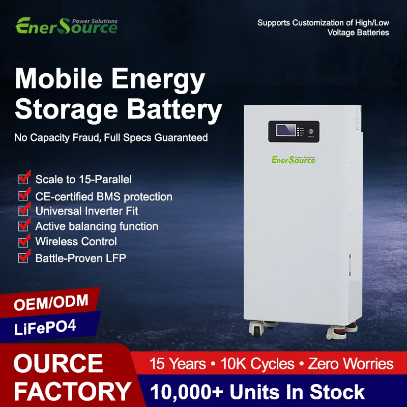 5kv 8kw 10kw 15kw 20kw Battery for Solar Power  Energy Storage System with 48 Volt 51.2V 280AH 300AH 314AH  Lithium Battery