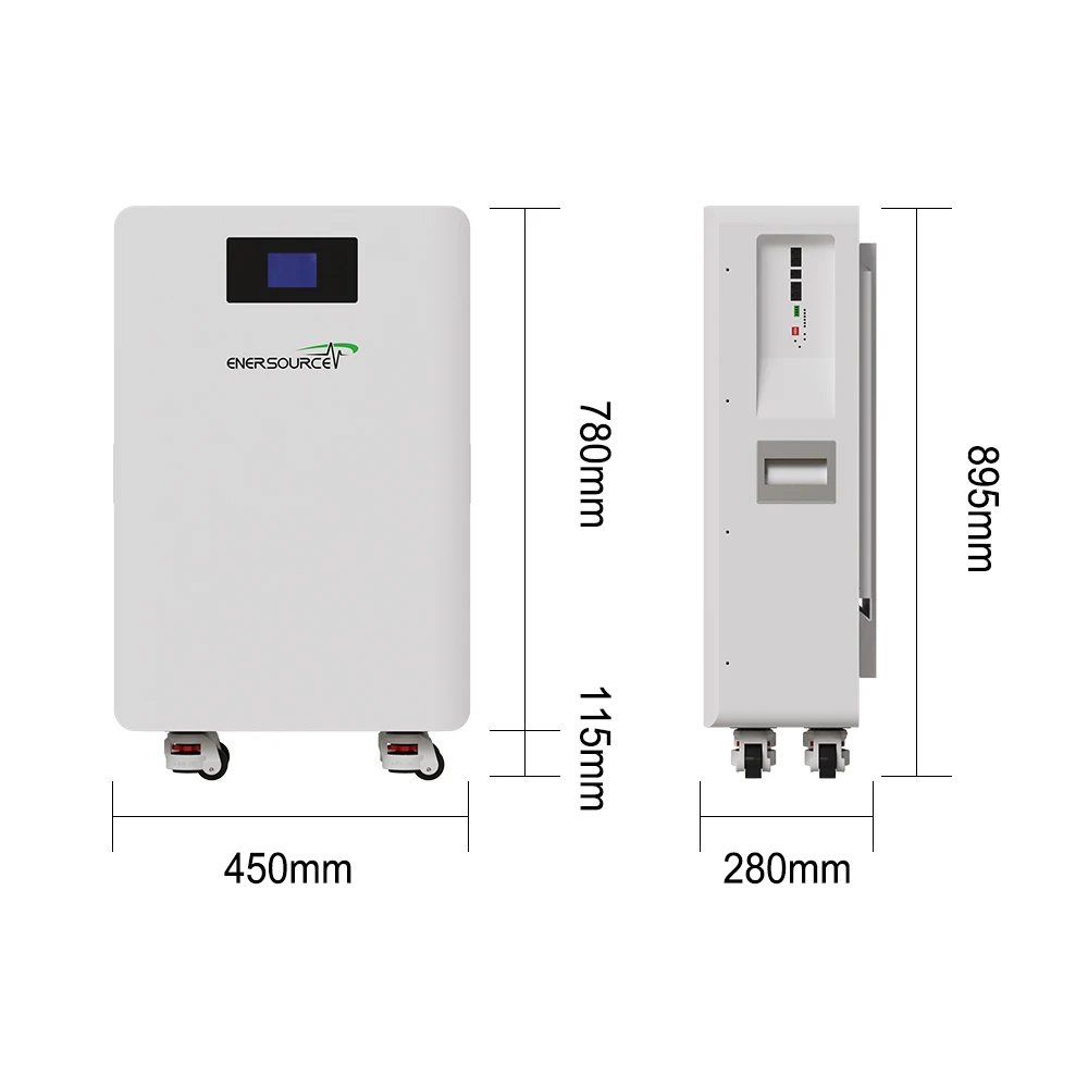 Enersource 10KWH Solar Power System 15kwH Lithium Ion Battery 48v 200ah 300AH Energy MPPT Controller Lifepo4 Solar Batteries