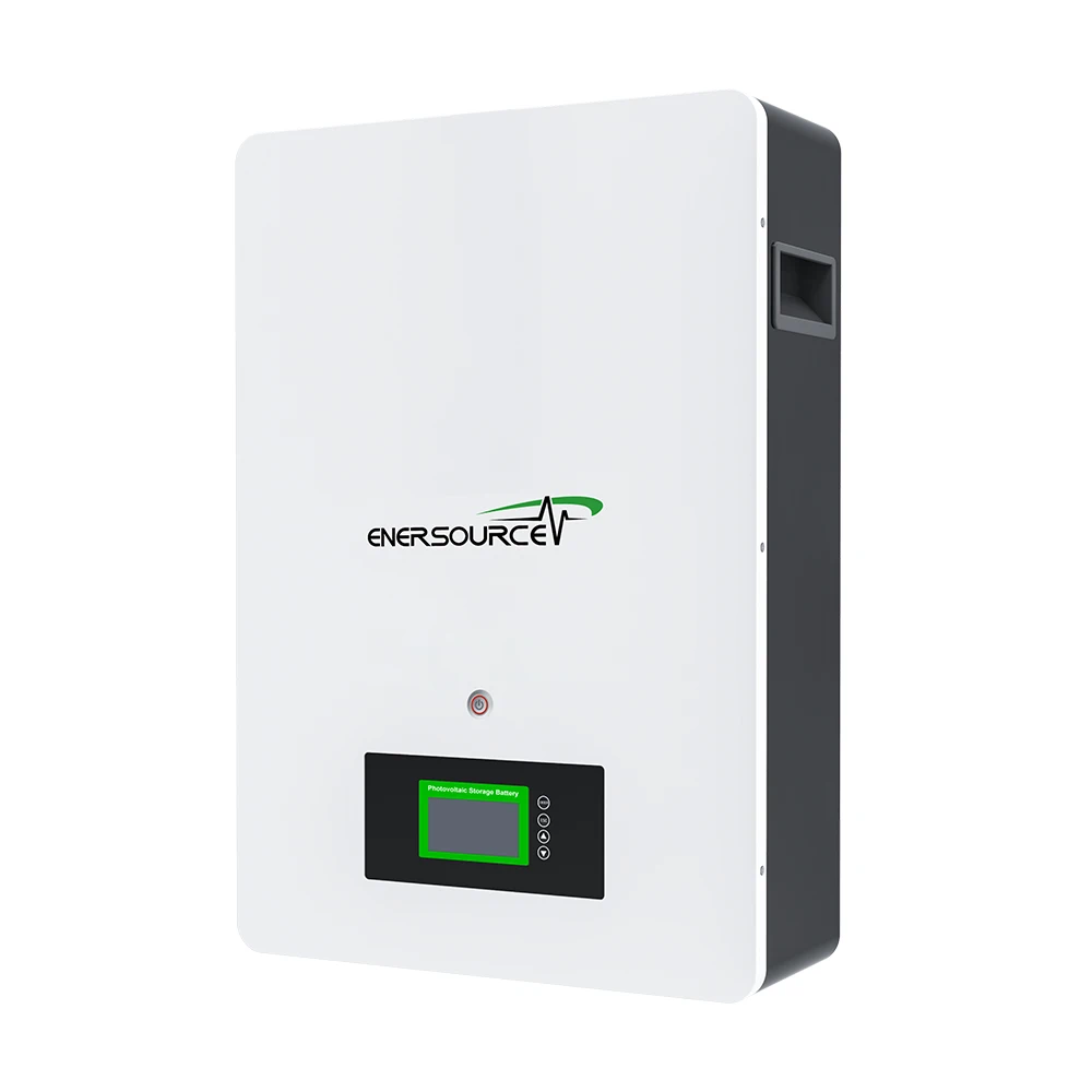 Enersource 2025 48V/51.2V 200AH 10kwh Lithium Ion Battery Wall Mounted Power Storage for Solar System CAN Communication Port