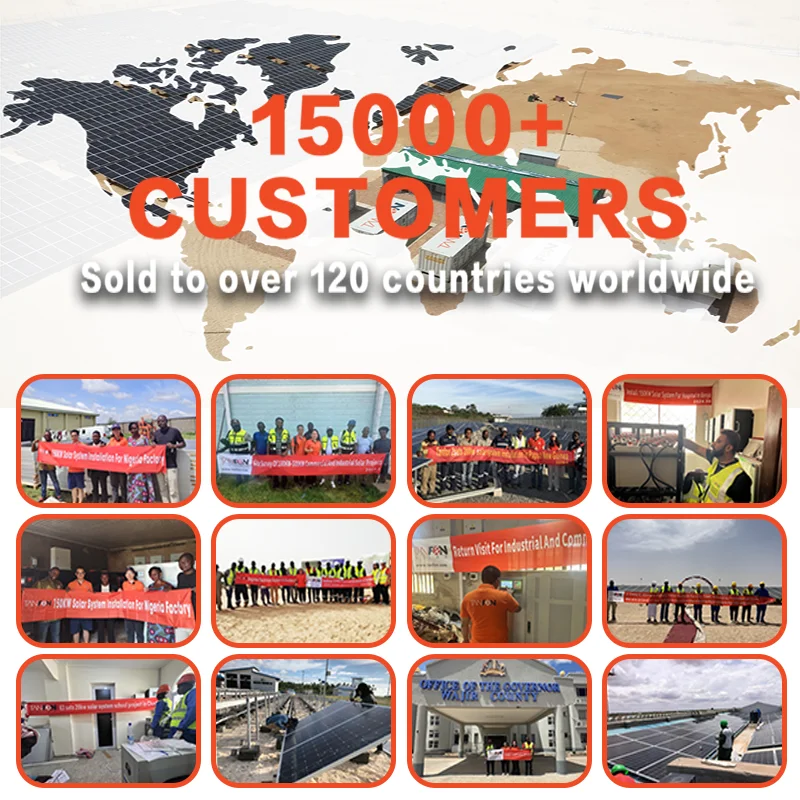 8000 Watts Solar Energy Power Complete Set by Tanfon off Grid Solar Power System 7kw Panneau Solaire Kit Complet
