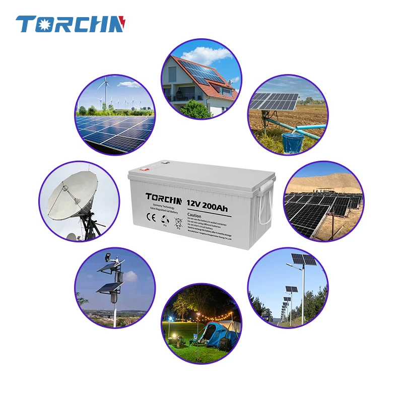 Solar Gel Battery 12v 200ah 250ah 300ah Deep Cycle Battery for  Solaire 12v 200ah Gel