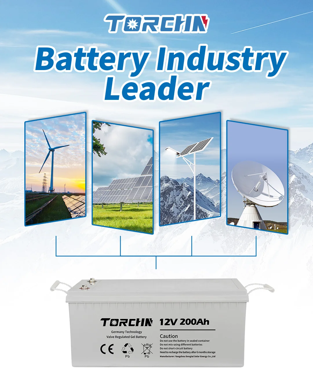 RV Battery 12v 200ah Gel Battery Rechargeable Agm Gel Lead Acid Battery Maintenance Free