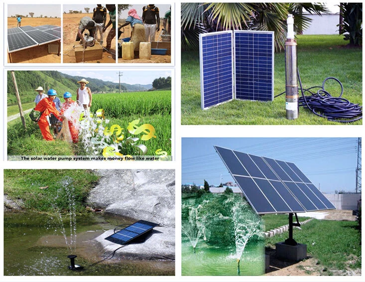 ESG Brand Solar Solution High Quality Long Life 500w 48v Suitable 100m Water Wells DC Solar Water Pump