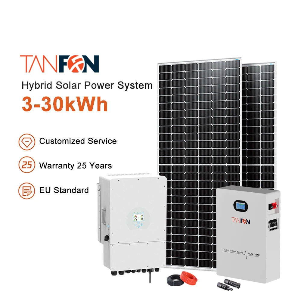 Commercial Storage Power System 100kw Solar Power Plant with Batteries 20kw Bifacial Solar System Hybrid