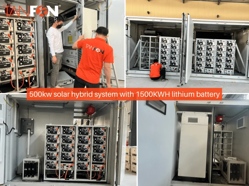 Manufacturer 500KWh 1MWh 2MWh Commercial Solar Battery Storage 1mw for Battery Energy Storage System