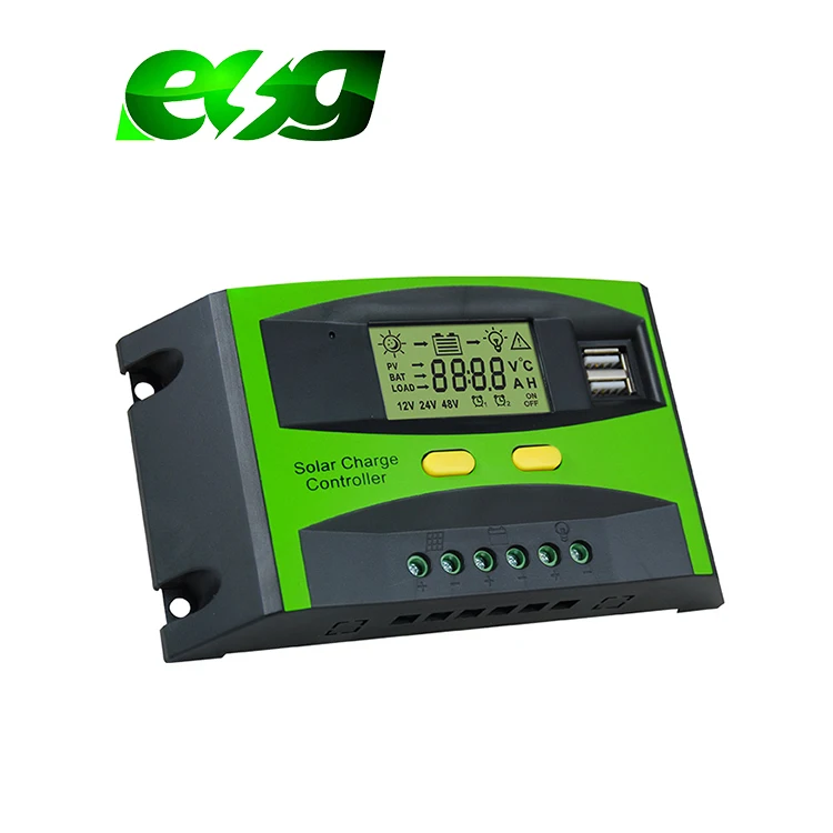 MPPT PWM Solar Charge Controller 12V 24V 48V 60A Max Charger Lead Acid Power Battery Storage Work