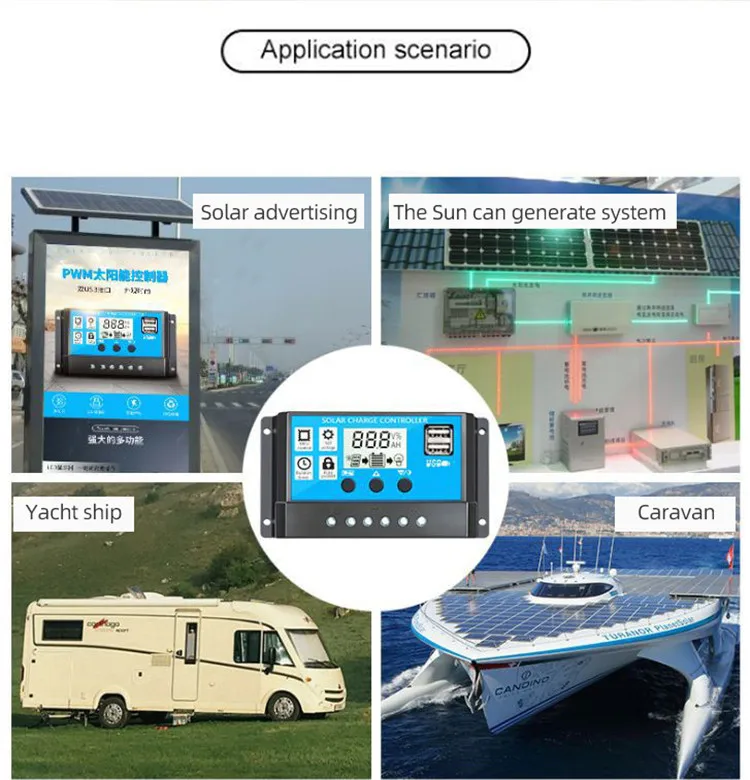 High Quality Panel Battery Power PWM Solar Charge 30AMP PWM Solar Battery Charge Controller