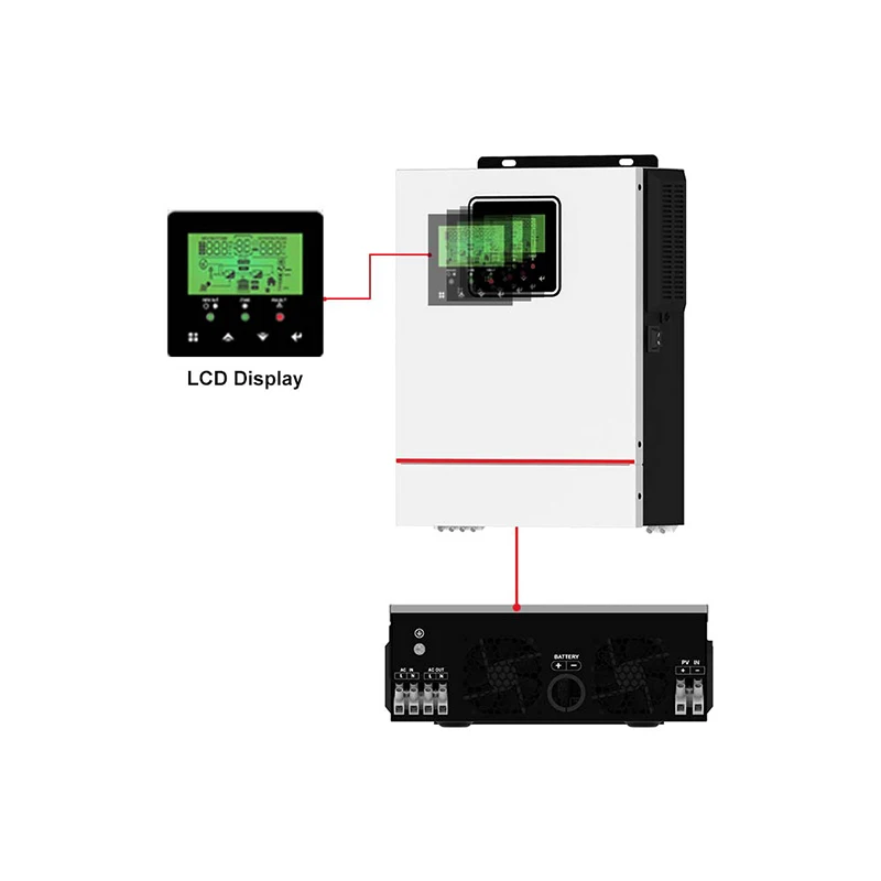 Low Frequency OFF GRID 12V 1KW 1KVA 1000 Watt 1500W 1.5KW Hybrid Solar Inverter MPPT Home Inverter