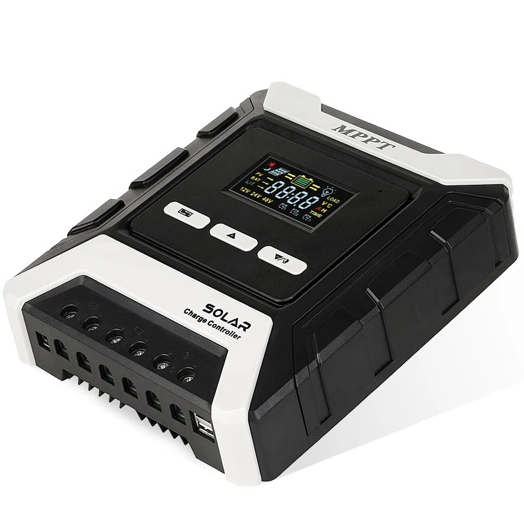 Newly Cell Panel Charger Regulator Dual Usb 12v/24v/36v/48v 20A 30A 40A 50A Mppt Battery Charger Charge Digital Controller