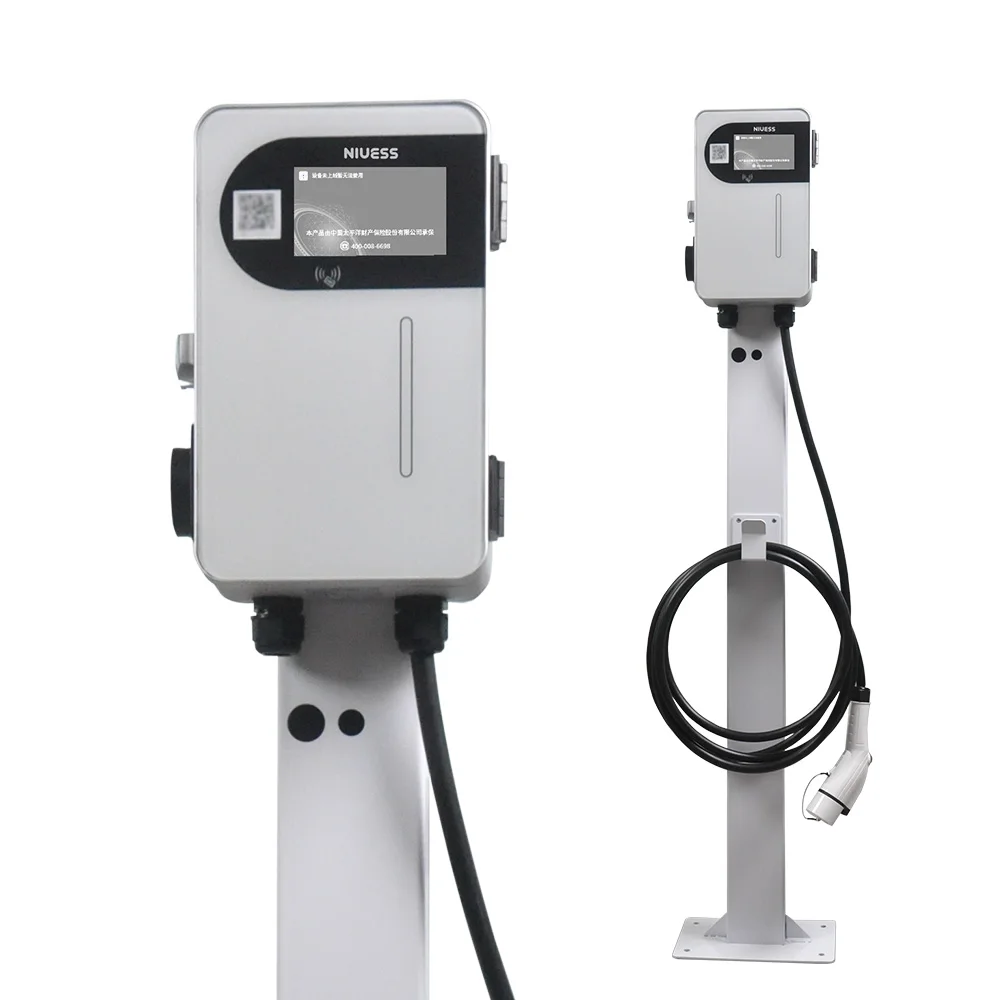 IP54 DC EV Fast Charger APP Control Solar Terminal Ev Charging Pile Ocpp 7kw 14kw Solar  Ev Car Charging Stations Point