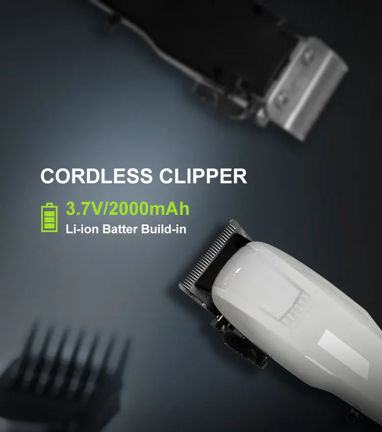 Cordless Solar Charge Electric Hair Clipper