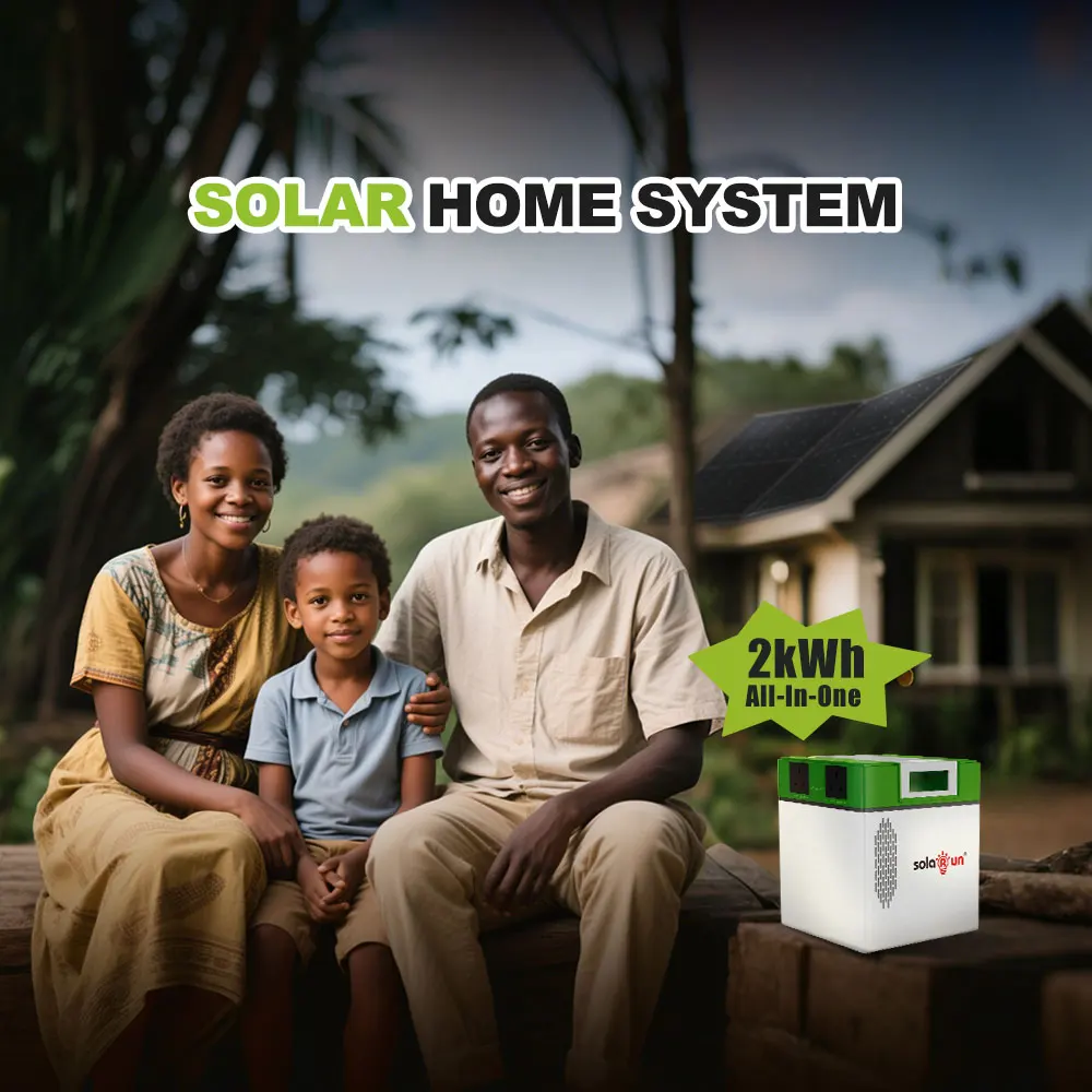 2kWh Solar Portable Power Station 1050W Solar Inverter Complete Solar System Hybrid Solar Storage System for Backup Blackout