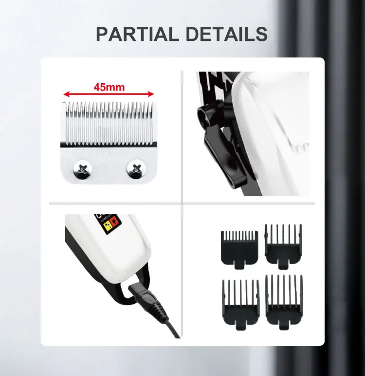 Cordless Solar Charge Electric Hair Clipper
