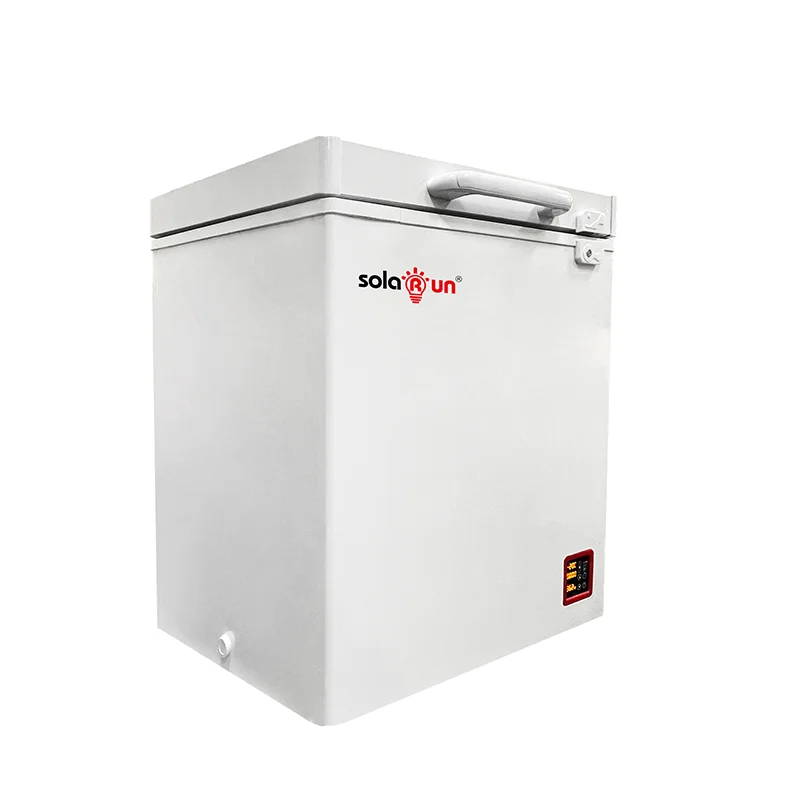 Solar Panel Dc 12v 108L 208L 308L Deep Freezer Solar Directly Powered Freezer with Panel Battery
