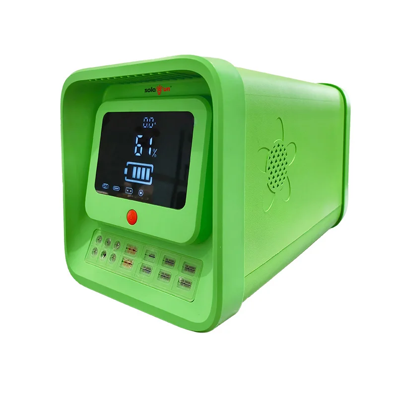 All in One 25.6v Dc 500W 1.28kwh Lithium Lifepo4 Portable Power Station for Emergency