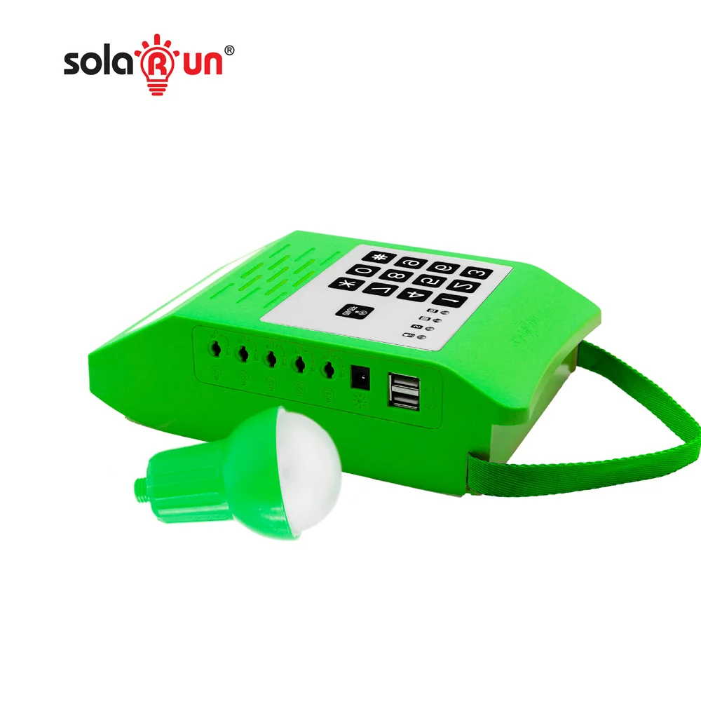 Off-Grid Portable Solar Power Generator Plant