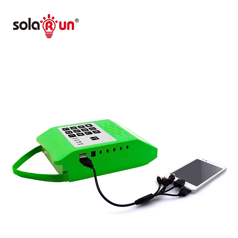 Off-Grid Portable Solar Power Generator Plant